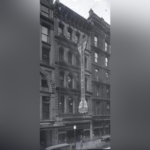 Dunlap Clothes Shop Cincinnati Vintage Mahogany Mink Fur Stole Medium Large - Picture 14 of 14